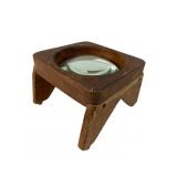 Wooden Desk Magnifier on Stand