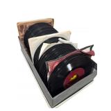 Collection of 45 RPM Vinyl Records - Grade Not Pro