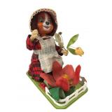 Cragstan Battery Operated Dog with Flower Toy