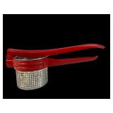 VTG 1940s-50s Red Potato Ricer Fruit Press