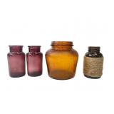 B&M Vintage Bean Jar and Assorted Jars