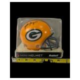 Riddell Brett Favre Signed Packers Mini Helmet