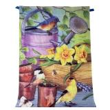 Maday Springtime Garden House Flag