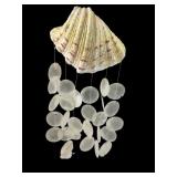 Large Seashell & Capiz Shell Wind Chime