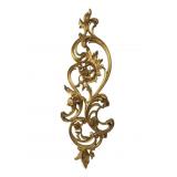 Syroco Gilt Wall Sconce Plaque