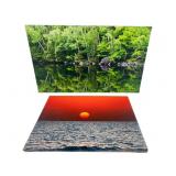 Landscape and Seascape Canvas Print Pair