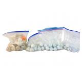 Assorted Golf Balls & Practice Balls, 4 Bags