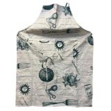 VTG Tag Textiles Flour Sack Cotton Apron