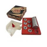 Aluminum Cake Decorator Set No. 2804 with 6 Tips