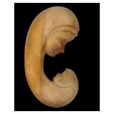 Ecuadorian Carved Wood Madonna & Child Wall Art
