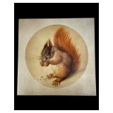 Scandiano R.E. Squirrel Ceramic Tile