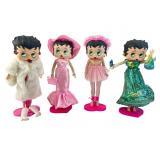 Betty Boop Fashion Dolls, Set of 4