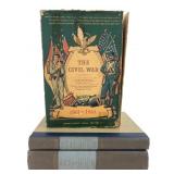 1956 The Civil War 2-Vol. Set, Grosset & Dunlap