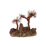 Copper Wire Desert Landscape Sculpture