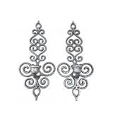 Sexton Cast Aluminum Wall Sconces, Pr.