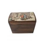 VTG Wooden Curiosity Shop Trinket Box