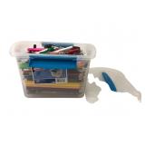 Sterilite Show Offs Storage Bin w/ Pens Pencils