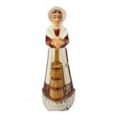 Ezra Brooks Mountaineer Woman Figural Decanter
