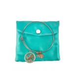 Buddha Groove Adjustable Bangle Bracelet, Paw Prin