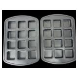 The Pampered Chef 12-Cavity Square Baking Pans