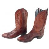 Brown Leather Western Cowboy Boots