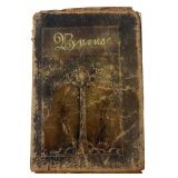 1900 Thomas Y. Crowell & Co. Burns Leather Book