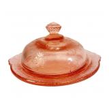 VTG Mosser Jennifer Miniature Glass Butter Dish