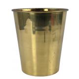 Croscill Saxony Brass Waste Basket