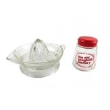 Anchor Hocking Shaker & Glass Juicer, 6"h