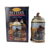 Budweiser Setters Collectible Stein