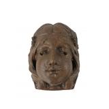 Sculpting clay Female Head Sculpture