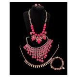 Shawnee Burtch & Mixed Pink Fashion Jewelry Lot