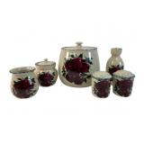 Home & Garden Party Apple Kitchen Canister Set