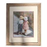 Ivan Anderson Framed Artwork of Children