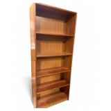 VTG MCM Wood Bookshelf, 5-Tier