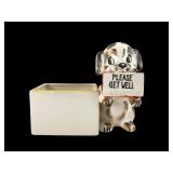 NAPCO "Please Get Well" Dog Planter