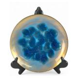 Kareka Enamel Plate, 8.5" dia.