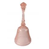 Pink Depression Glass Bell