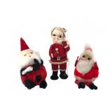 VTG Russ Berrie & Other Santa Figures, Lot of 3