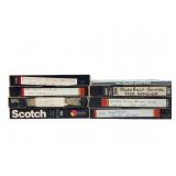 TDK and Scotch VHS Guitar Instruction Tape Lot