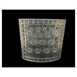 Clear Plastic Faux Cut Glass Ice Bucket