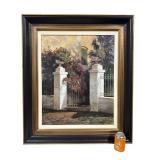 Poch Romeu "Jardi Colonial" Framed Art Print