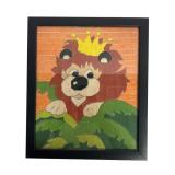 Vintage Lion King Needlepoint Tapestry