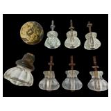 VTG Assorted Glass & Composite Door Knobs