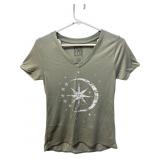 Modern Lux Celestial Graphic V-Neck T-Shirt
