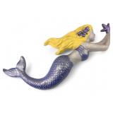 Wall Hanging Mermaid Decor with Glitter Starfish