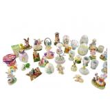 Easter Bunny & Chick Ceramic Collectibles Lot