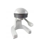 Vintage Manual Citrus Press Juicer, White Metal