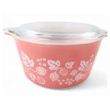 VTG Pyrex Pink Gooseberry Casserole w/ Lid