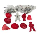 Vintage Hallmark and Aluminum Cookie Cutter Lot